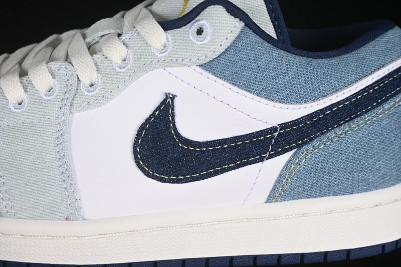 All categories Air Jordan Jordan series basketball shoes Air Jordan 1 Low G version pure original Air Jordan 1 Low "Canadian Tuxedo" AJ1 Joe 1 cowboy trend low-top basketball shoes IH0648-141